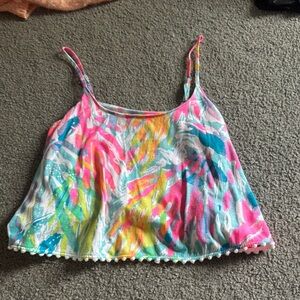 Lilly Pulitzer Colorful Kids Tank Top